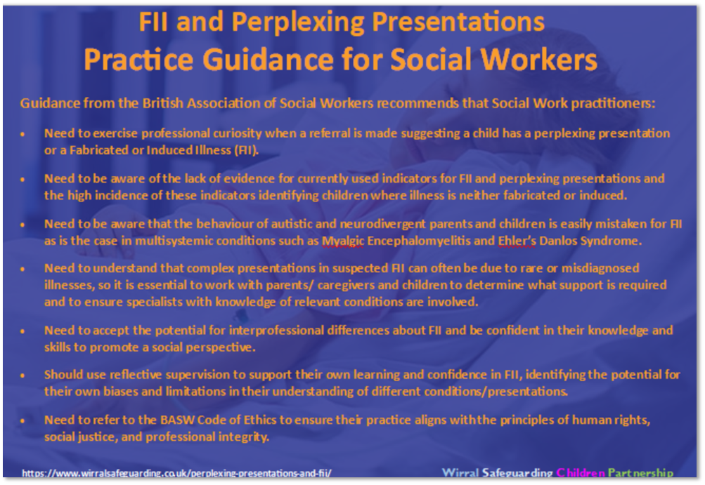 Perplexing Presentations and Fabricated, Induced Ilness - Wirral ...